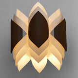 Plastic sheet pendant light "Balett" by Lars Schiøler for Hoyrup lighting