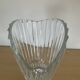 Vintage crystal fan vase