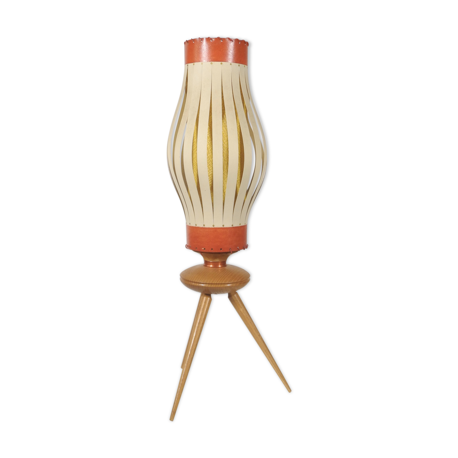 Lampe de table tripode, France 1950
