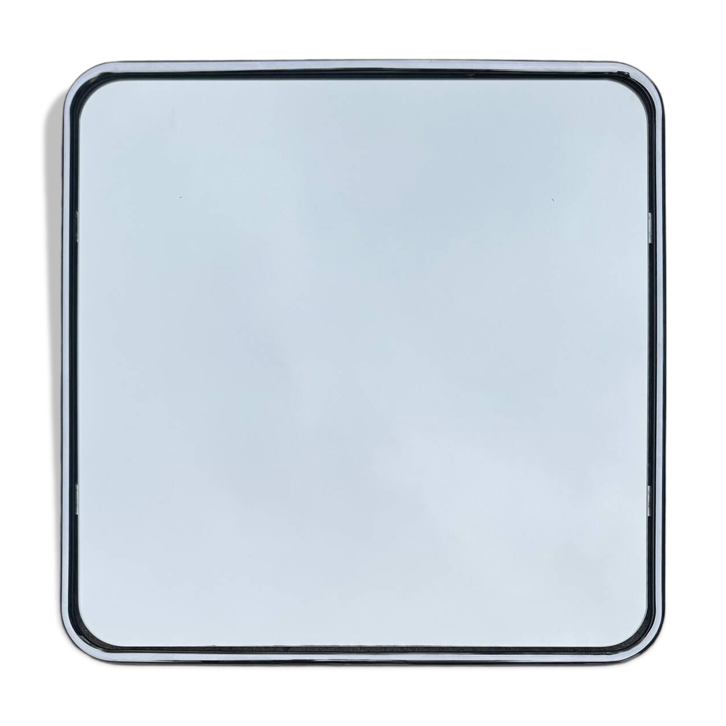 70s tubular chrome design mirror