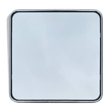70s tubular chrome design mirror