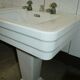 Lavabo en faïence