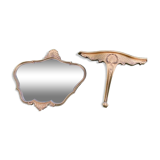 Mirror and gilded console