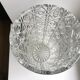 Large molded glass vase 50s art deco style