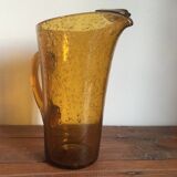 Bubble glass pitcher