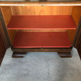 Art deco wooden chest of drawers from the 1940s