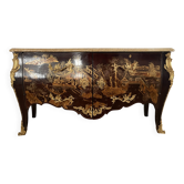 Louis XV Chinese lacquer commode
