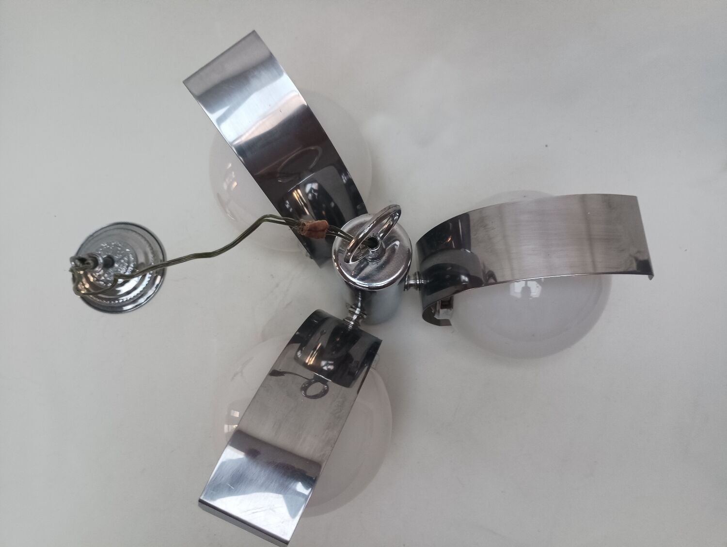 Lampe à suspension Space Age années 60/70