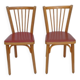 Pair of Baumann bistro chairs no. 12