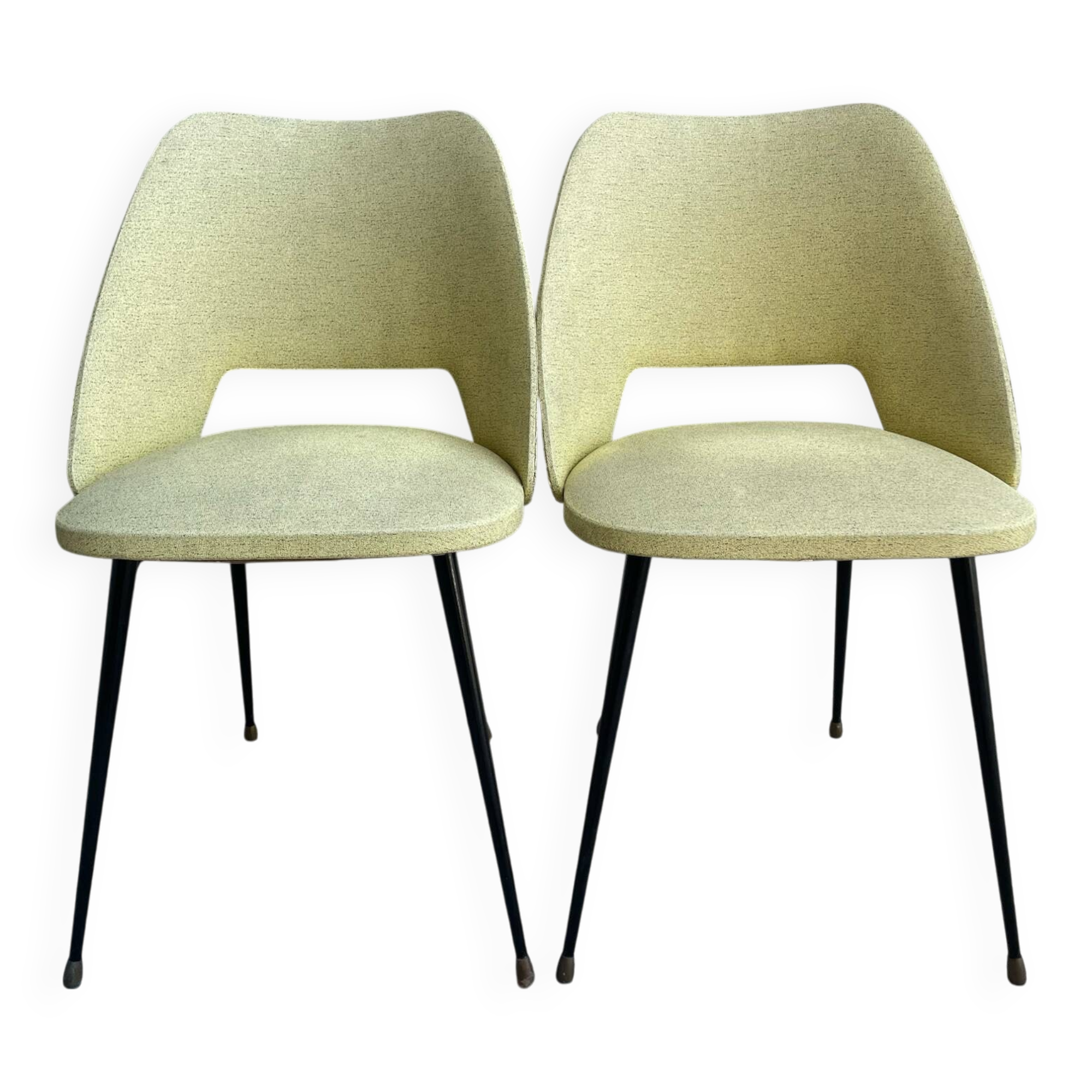 Pair of Achille Decomère chairs