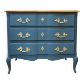 Vintage cherry wood commode refurbished