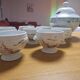soup tureen + 8 bowls – Philippe Deshoulières “Caribbean Sea” – Porcelain