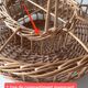 Rattan glass and bottle holder