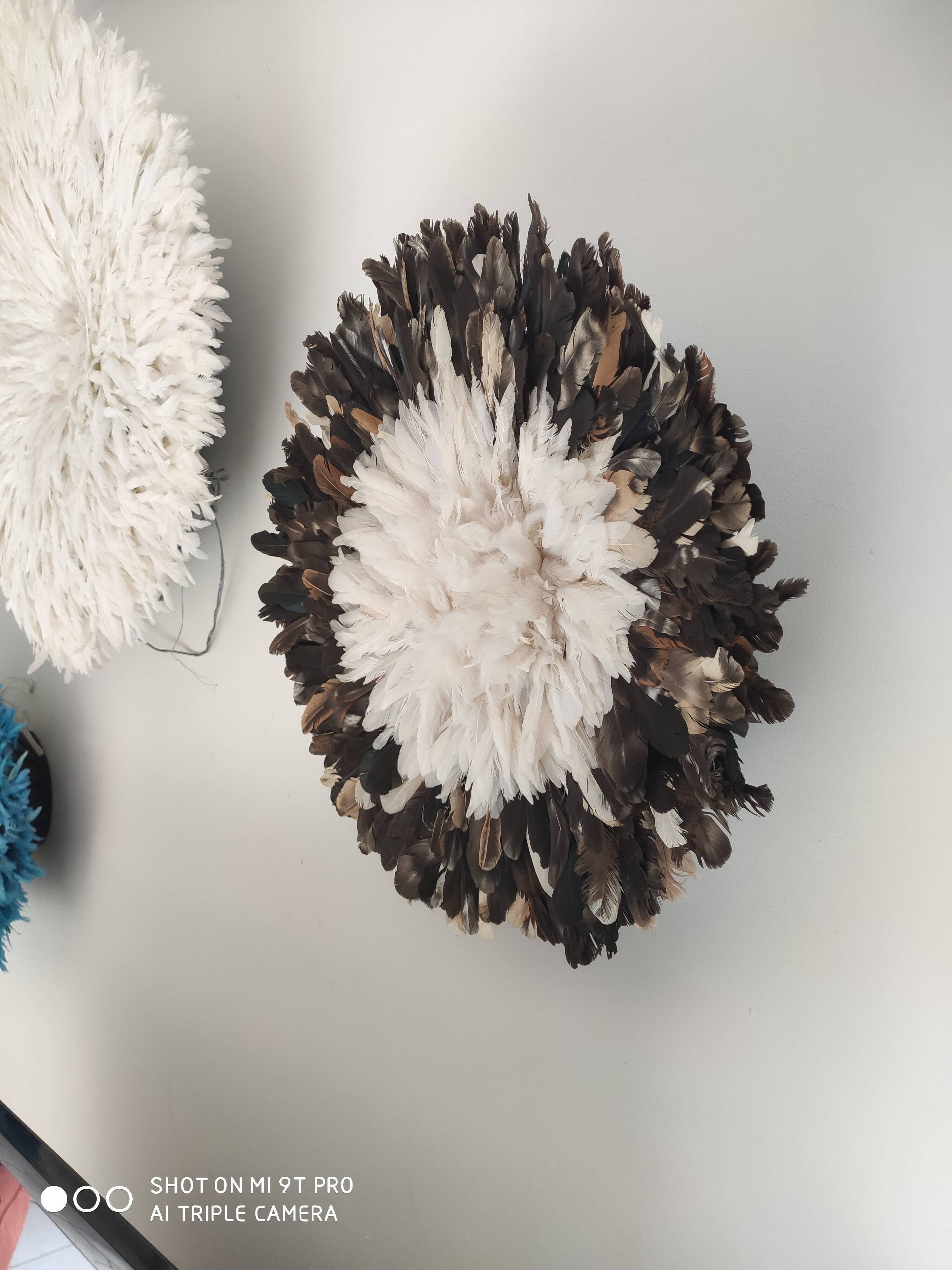 Juju hat white and brown 50cm