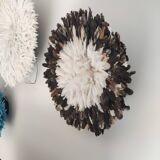 Juju hat white and brown 50cm