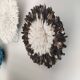 Juju hat blanc et brun 50cm