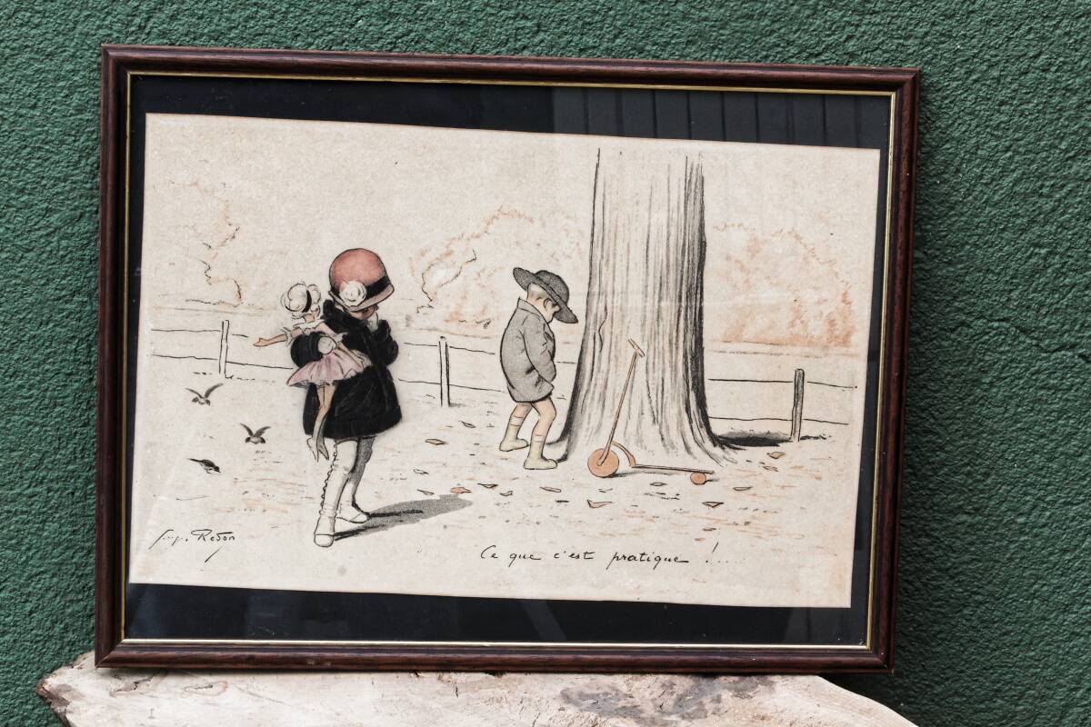 Set of two lithographs by Georges Redon (1869-1943)