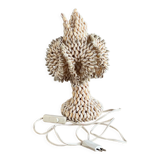 Lampe vintage en coquillages Cauris
