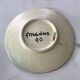 Decorative ceramic plate matte Sanguino Spain