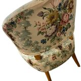 Vintage floral single seat / armchair / sofa
