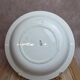 Large shallow dish Terre de Fer Clairefontaine Cyclamens 29 cm antique