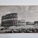 Art photography after Gaspar Van Wittel, "The Coliseum", 60s-70s