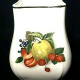Ceramic vase with fruit decoration porcelain frazarte
