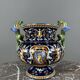 Vase en faïence de Gien à décor Renaissance, XXe Siècle