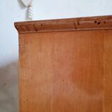 Bedside wood compass feet