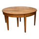 Oval table half moon walnut stamped period directoire xviii th century