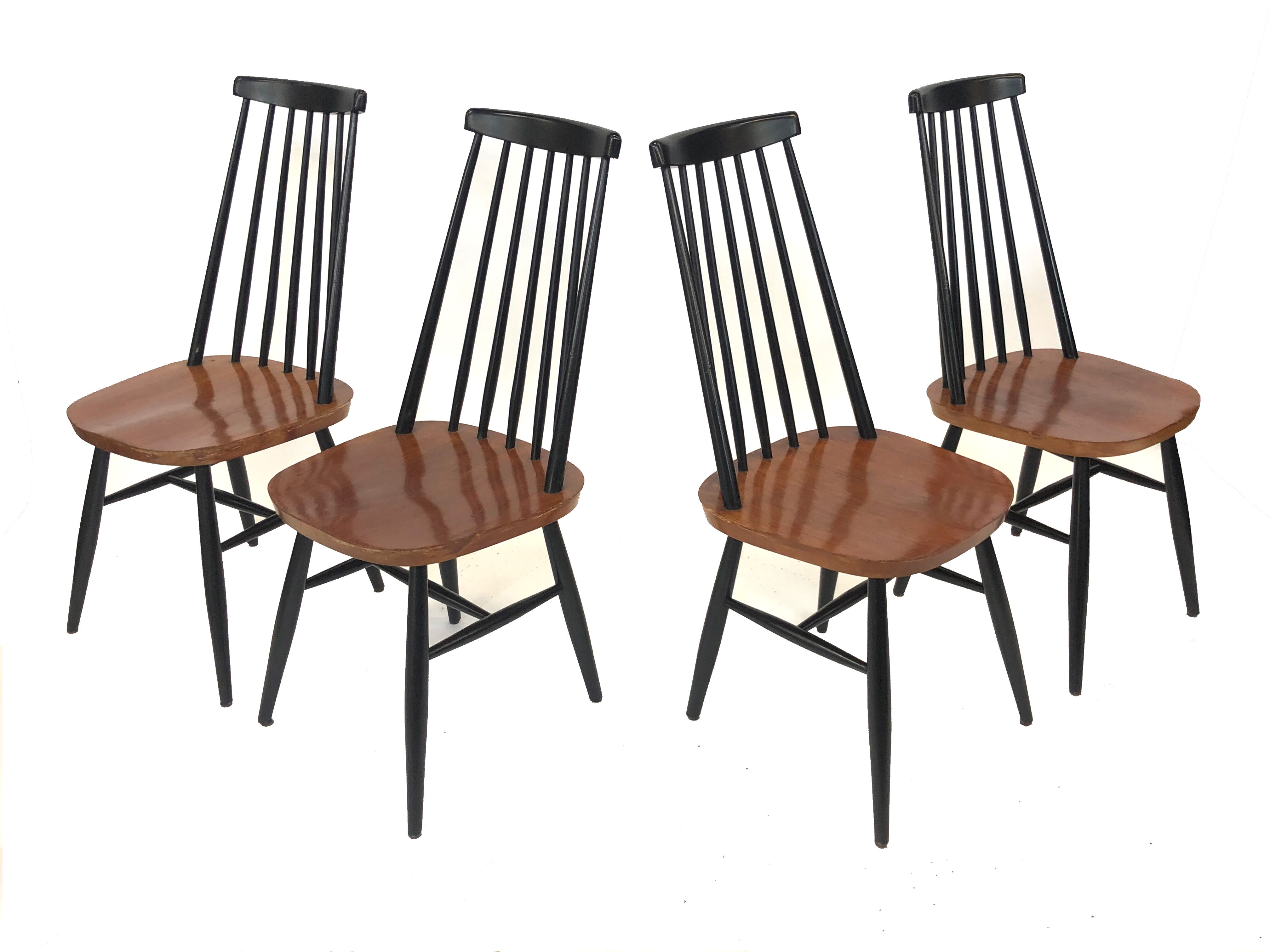 Set of four chairs