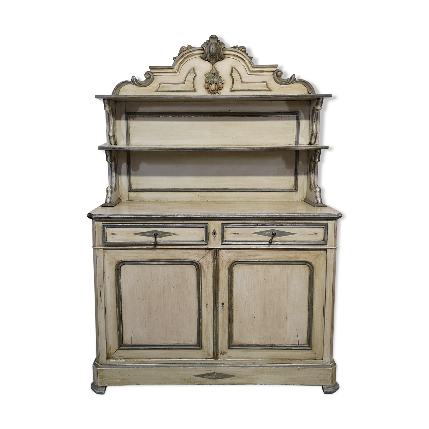 Buffet Saint Hubert Paris patina shabby gustavien XIX 19th