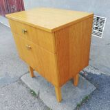 Vintage bedside 1 drawer 1 valve