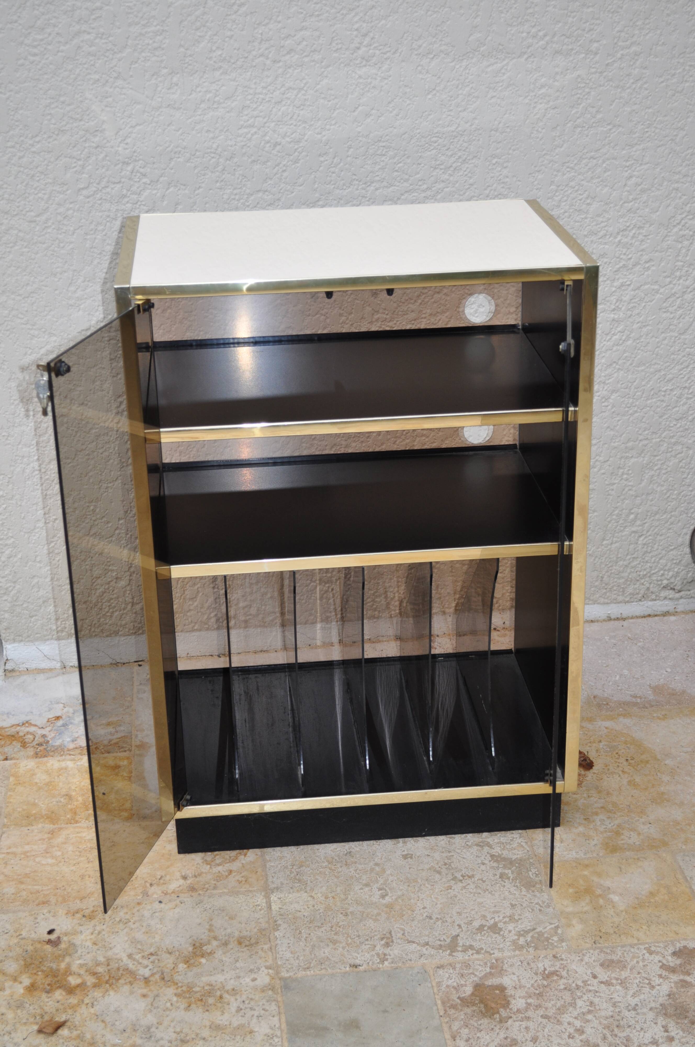 Furniture Hi-Fi vintage glass doors