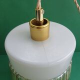 Vintage glass hanging lamp