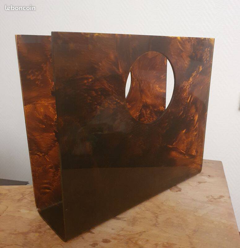 Alpac magazine rack tortoiseshell - Vintage