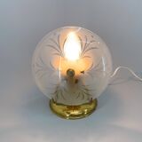 1940s unique small table lamp from italy