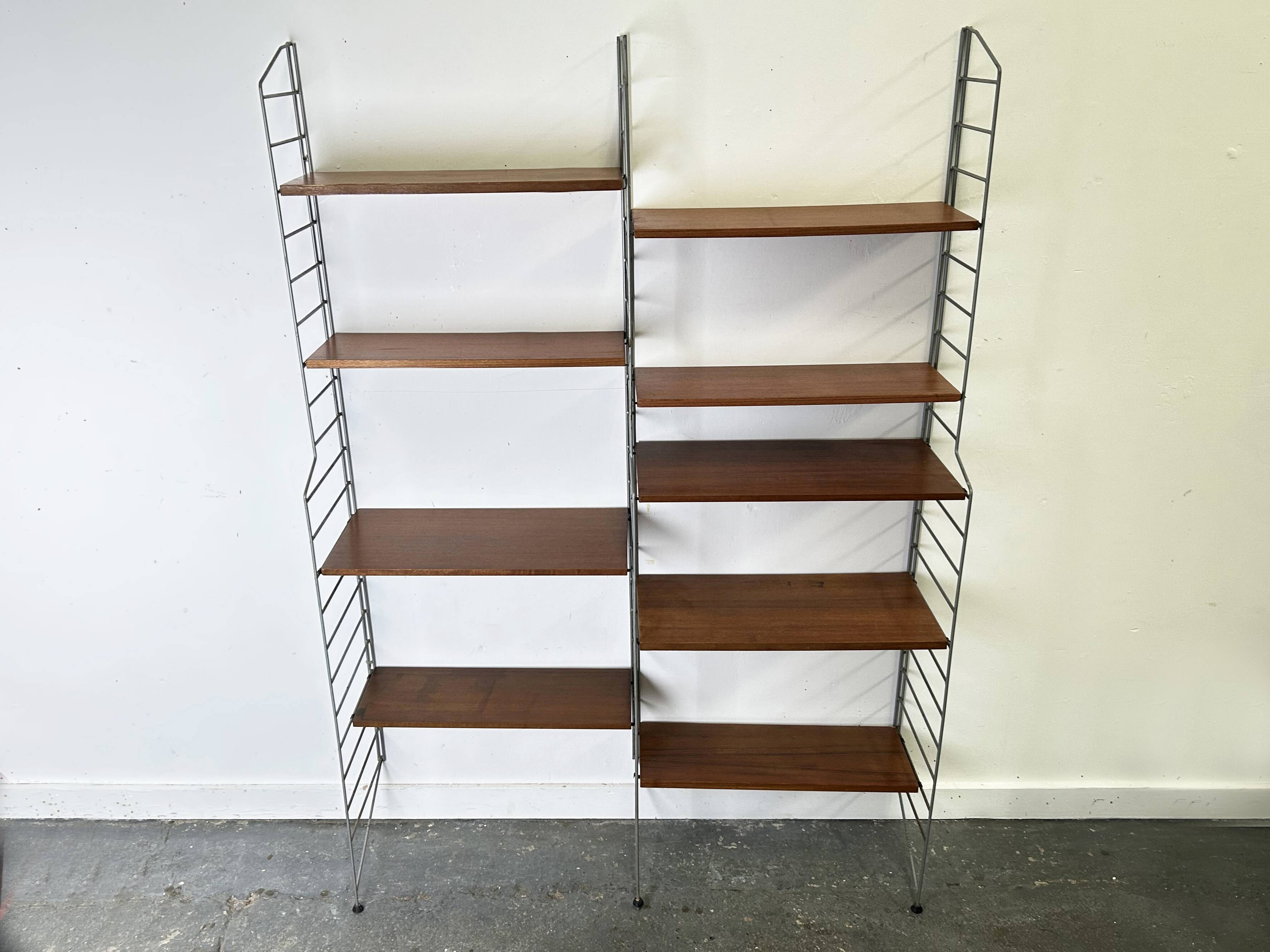 1960s Mid-Century shelving system by Brianco