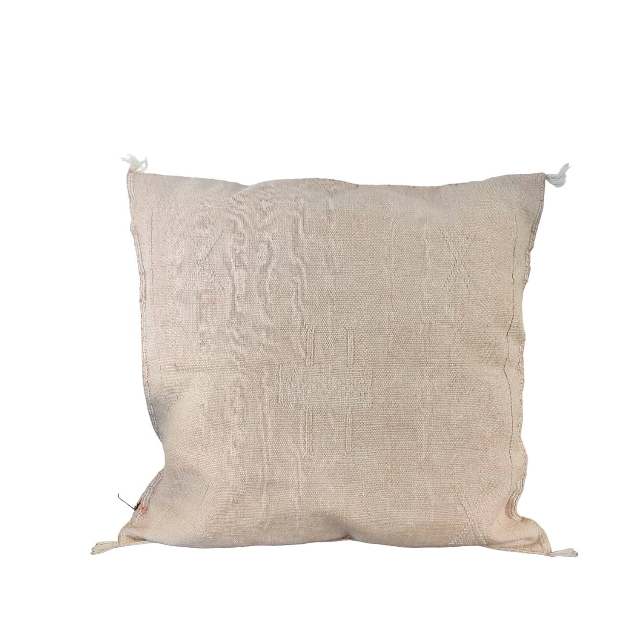 Beige bohemian Berber cushion