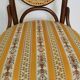 Chaise vintage Thonet en bois courbé : tissu rétro, dossier en canne, yougoslave des années 1970