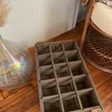 Old wooden bottle locker