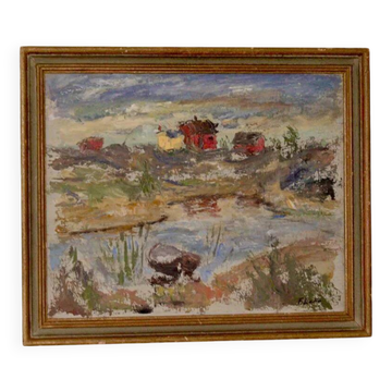 "Paysage serein" – F. Lodin