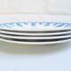 Blue Rivanel flat plates from the 1950s.