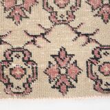 Tapis de salon 4x7, couleur pastel doux, style vintage, 117x213 cm, SK 3456