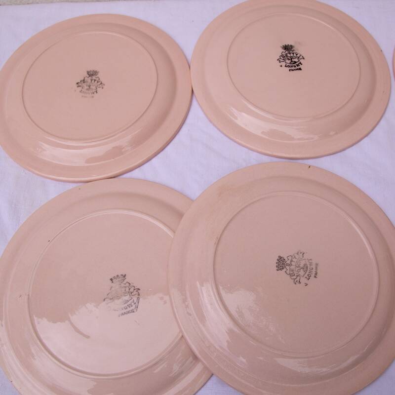 8 Betty Longwy plates