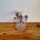 Vintage glass flower pick