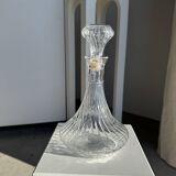 Vintage glass decanter in hot air balloon style H31 D18