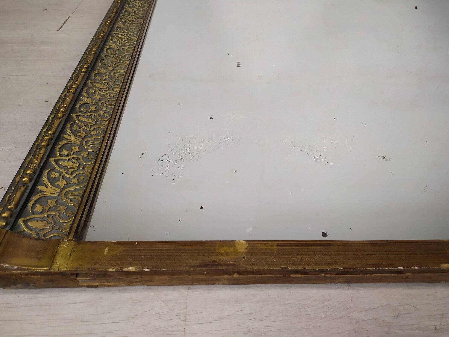 Miroir doré Napoléon III