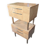 Pair of 1950s bedside tables