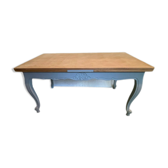 Table de style régence relooké table a allonges xx siècle